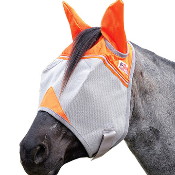 Warmblood Cashel Crusader Standard Horse Fly Mask W/ Ears Nose